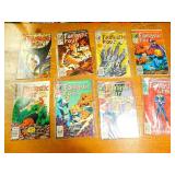 Eight Comic Books Of Marvel