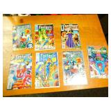 Seven Marvel Comic Books