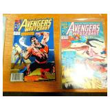 Eight Marvel Comic Books--"Avengers West Coast"