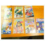 Seven Marvel Comic Books--"Avengers West Coast"