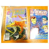 Seven Marvel Comic Books--"Avengers West Coast"
