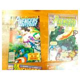Seven Marvel Comic Books--"Avengers West Coast"