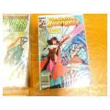 Seven Marvel Comic Books--"Avengers West Coast"