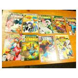 Nine Marvel Comic Books--"Doctor Strange"