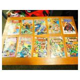 Ten Marvel Comic Books--"Avengers"