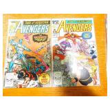 Two Marvel Comic Books--"The Avengers"