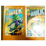 Ten Marvel Comic Books---Two "Avengers"  &  Eight "The Incredible Hulk"