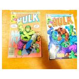 Ten Marvel Comic Books---Two "Avengers"  &  Eight "The Incredible Hulk"