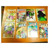 Eight Marvel Comic Books--The Incredible Hulk"
