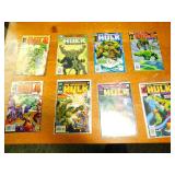Eight Marvel Comic Books--The Incredible Hulk"