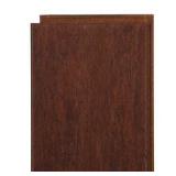 Hand Scraped Strand Woven Brown 3/8 in. T x 5-1/8 in. W x 36 in. L Engineered Click Bamboo Flooring( 384 S.F)