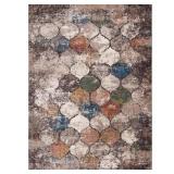 StyleWell Alino Multi 6 ft. x 9 ft. Quatrefoil Area Rug