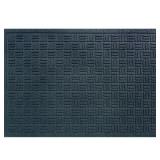 TrafficMaster Black 24 in. x 36 in. Recycled Rubber Commercial Door Mat