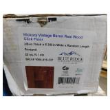 Blue Ridge Hardwood Flooring Scraped Hickory Vintage Barrel 3/8 in. T x 5 3/8 in. W x Random L Click Lock Engineered Hardwood Flooring (132 sq. ft.)