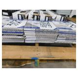 FloorPops 12 in. W x 12 in. L Black Peel and Stick Comet Vinyl Tile Flooring (250 sq. ft.)