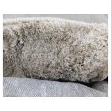 Home Decorators Collection Belmont Greige 8 ft. x 10 ft. Solid Shag Area Rug