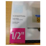 Apollo 1/2 in. Brass PEX Barb Icemaker Outlet Box