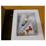 OATEY Quadtro 1/2 in. x 1/2 in. PEX Compatible Washing Machine Outlet Box with 1/4 Turn Valves