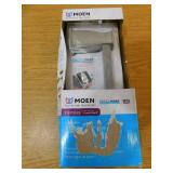 MOEN Hensley Pivoting Double Post Toilet Paper Holder with Press and Mark in Brushed Nickel