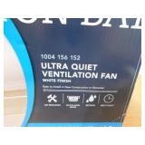 Hampton Bay 110 CFM Ceiling Mount Roomside Installation Quick Connect Bathroom Exhaust Fan, ENERGY STAR