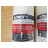 (6) Roberts Silicone Moisture Barrier 200 sq. ft. 31.5 in. x 76.25 ft. x 6 mil Underlayment for Solid & Engineered Wood Floors & LVP