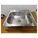 Glacier Bay Drop-In Stainless Steel 25 in. 4-Hole Single Bowl Kitchen Sink
