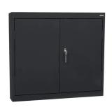 Steel 1-Shelf Wall Mounted Garage Cabinet in Forest Green (30 in W x 30 in H x 12 in D)