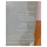 ClosetMaid BrightWood 5-ft to 10-ft W x 6.85-ft H White Wood Closet Kit