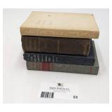 4 Rare Vintage Classic Books-Balzac by Stefan Zweig  The Ides of march by Thorton Wilder Victor Hugo