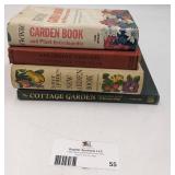 3 Rare Vintage Gardening Hardbound BooksArranging Flowers Throughout The Year 1933 The American Home Garden Book & Plant Encyclopedia 1963 The Cottage Garden 1990