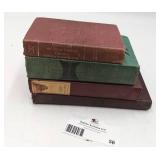 4 Rare Vintage & Antique Books-Candide and Other Osar Wilde Writings Voltaire The Works of Anatole France Ulysses by James Joyce Thackeray