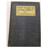 4 Vintage & Antique Books-American Literature Fifty Years of Public Service Volume 1 The American Heritage New Illustrated History of The United States The Nw World  All The Queen