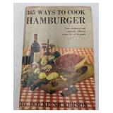 7 Fun Vintage Cook Books-365 ways To Cook a Hamburger Simple Abundance A Daybook of Comfort & Joy Appetizers & Soups James Beard