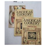 8 Rare Antique Cook Books From 1927-1956