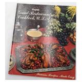5 Awesome Vintage Cook Books-The Fine Art of Chinese Cooking The Chinese banquet Cookbook Seafood Cooking For Dummies Great Restaurants Cookbook USA Slow Cooker Classics