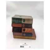 6 Rare Vintage & Antique Books- Sir Walter Scott, Tolstoy And More!