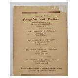 11 Rare Vintage & Antique Books and Catalogues and Instructional Booklets