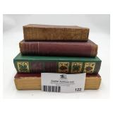 4 Rare Vintage and Antique Books