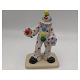 2 Vintage Hand-Painted Figurines1992 Precious Moments-Our Friendship is Soda-Licious & Limited Edition 1980s Jiggles The Juggler
