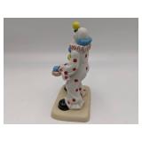 2 Vintage Hand-Painted Figurines1992 Precious Moments-Our Friendship is Soda-Licious & Limited Edition 1980s Jiggles The Juggler