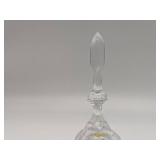 Beautiful Vintage Hofbauer Germany Cut Crystal Bells