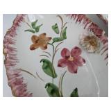 Vintage Royalty Rose Porcelain Bell and Italian Hand Painted Plates