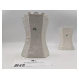 Vintage 2008 Signed Belleek 3 Piece Set (Calued @$350)