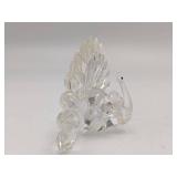 Vintage 1983 Iris Arc Crystal Peacock Figurine (Valued @$100)