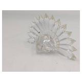 Vintage 1983 Iris Arc Crystal Peacock Figurine (Valued @$100)