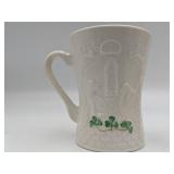 Vintage 2007 Belleek Signed Trademark Mug & Tree Vase