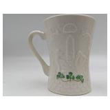 Vintage 2007 Belleek Signed Trademark Mug & Tree Vase