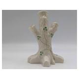 Vintage 2007 Belleek Signed Trademark Mug & Tree Vase