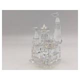 Vintage 4 Piece Swarovski Crystal Collection-Clown from the Zoo Collection, Crystal Castle, Duck, & Snowman