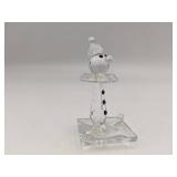Vintage 4 Piece Swarovski Crystal Collection-Clown from the Zoo Collection, Crystal Castle, Duck, & Snowman